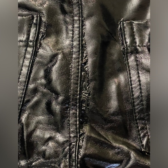 Daang Goodman Tripp NYC Black Pants Size 30/11 PVC Vinyl **FLAWS SEE PHOTOS** - Picture 8 of 12